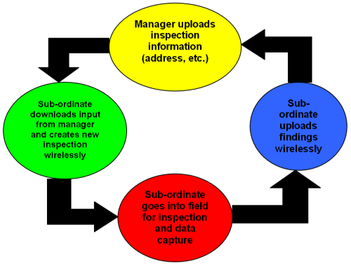 The steps in the reporting process